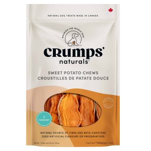 Crumps Sweet Potato Chews 612g Back of Bag