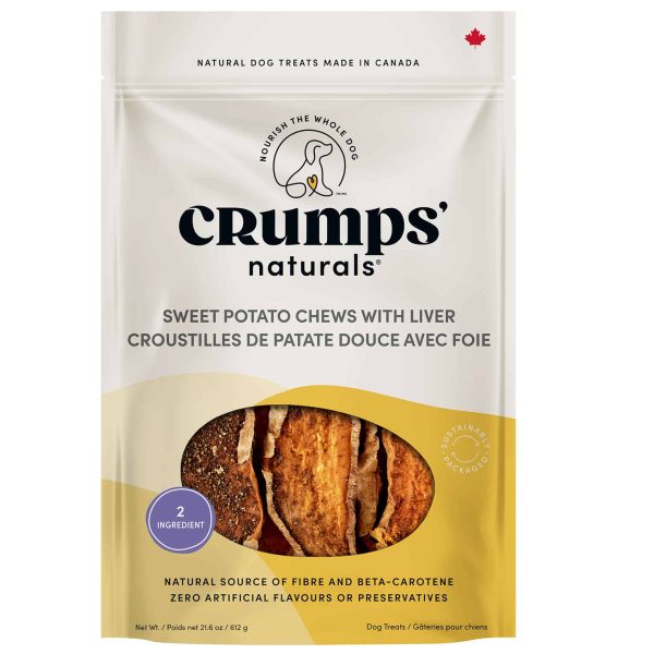 Crumps Sweet Potato and Liver 612g Front of Bag