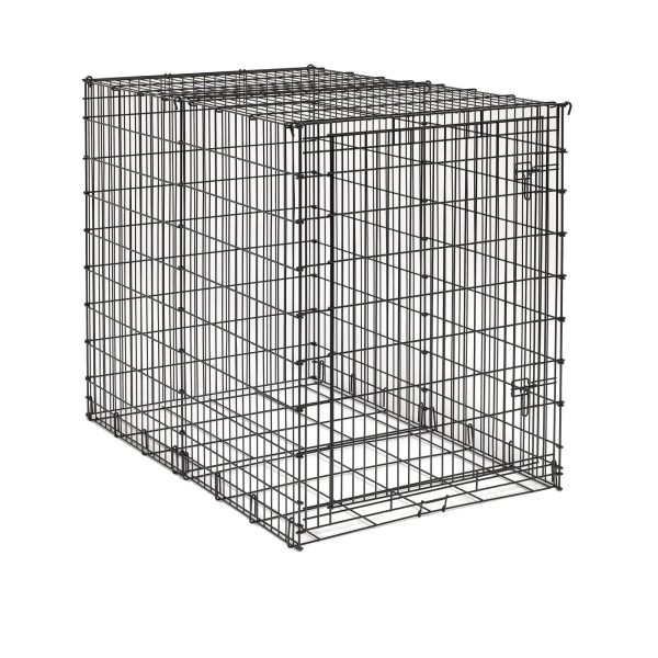 54" Giant Drop Pin Double Door Dog Home Closed Crate