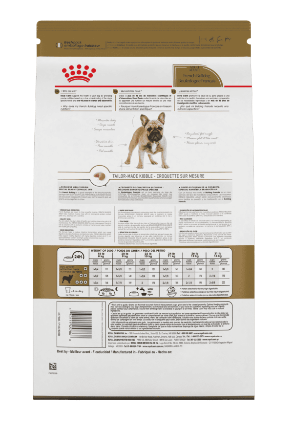 Royal Canin French Bulldog Back Royal Canin French Bulldog Back