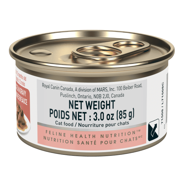 Royal Canin Kitten Thin Slices in Gravy Back
