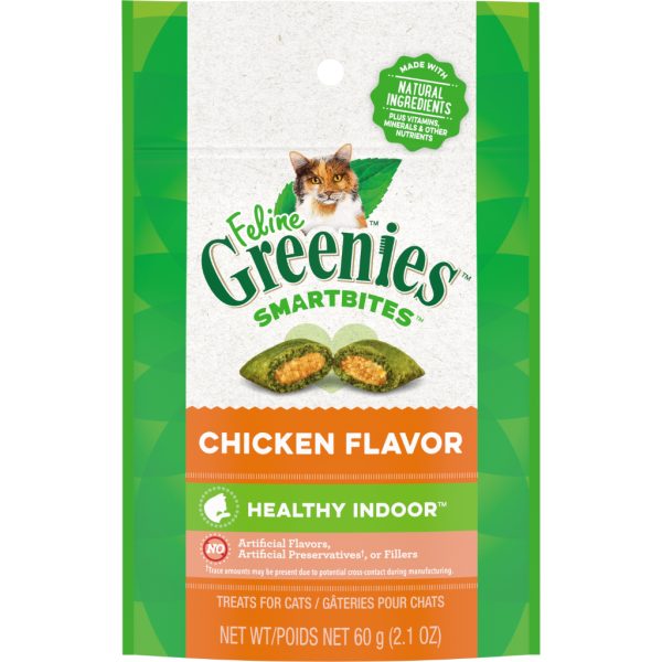 57602_1 Greenies Feline SmartBites Healthy Indoor Chicken Treats