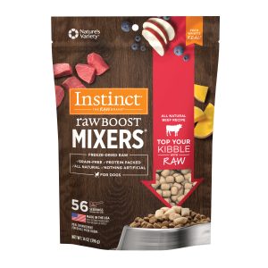 Instinct Dog Raw Boost Mixer Freeze Dried Beef 56 oz LG