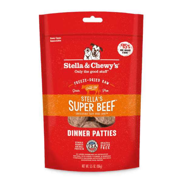 Stella & Chewys Dog Freeze Dried Super Beef Dinner-lg Stella & Chewy's Dog Super Beef Freeze Dried Raw Dinner Patties