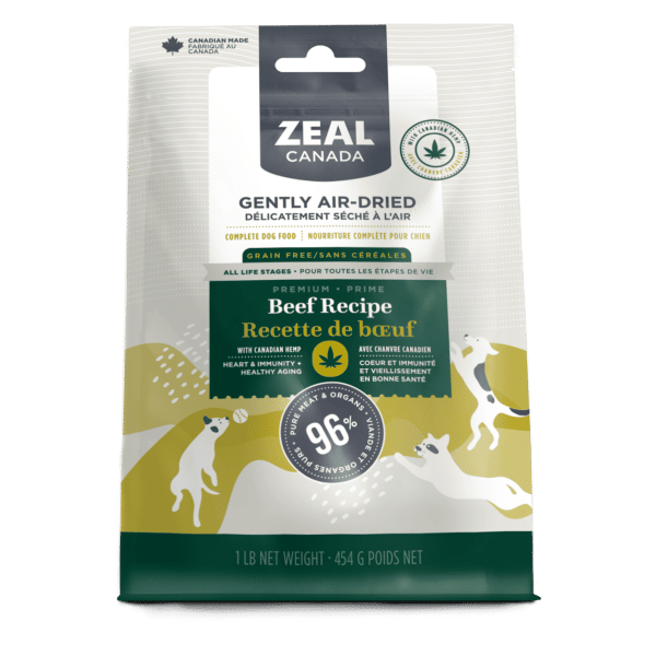 Zeal Beef with Hemp Dog Recipe Pet Food 'N More