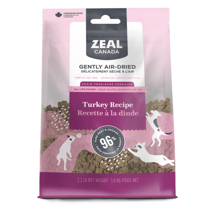 Zeal Dog AirDried Turkey Recipe