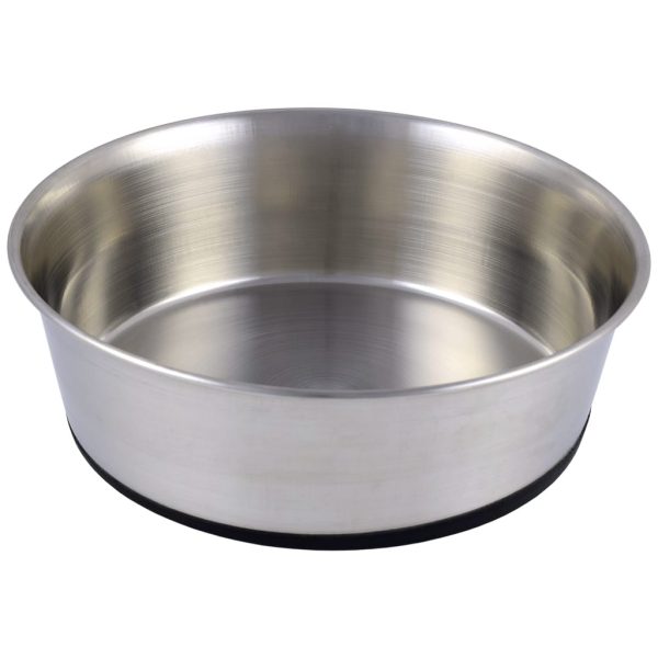 Premium Rubberized Stainless Steel Bowls Pet Food 'N More