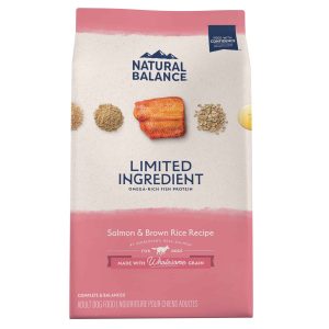 Natural Balance LID Dog Salmon & Brown rice Adult Front of Bag
