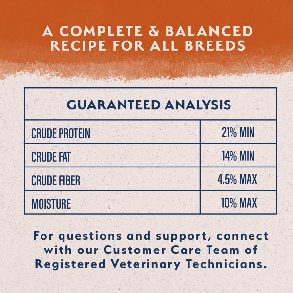 Natural Balance Duck & Brown Rice LID Guaranteed Analysis