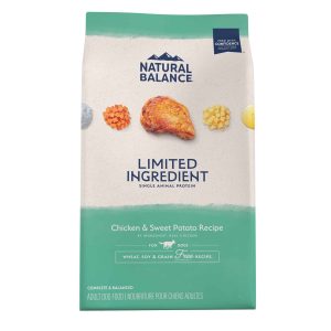 Natural Balance Chicken + Sweet Potato Dog Front of Bag