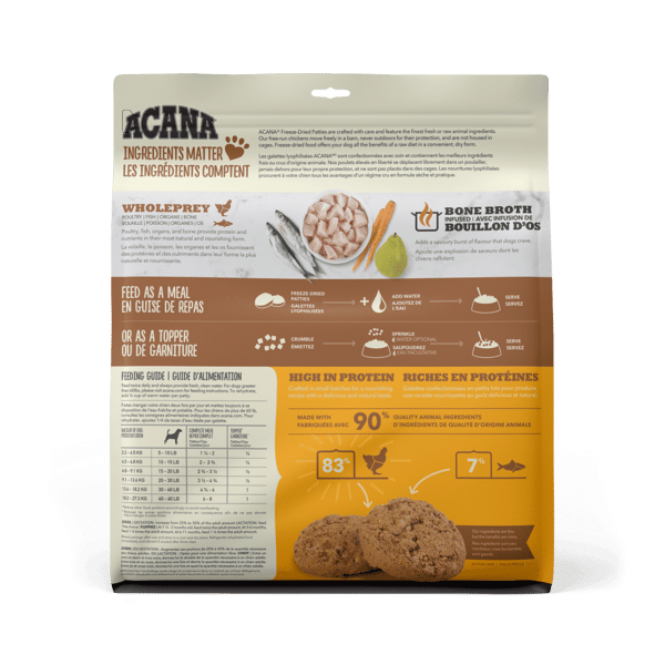 Acana Dog Freeze Dried Chicken Patties 14oz