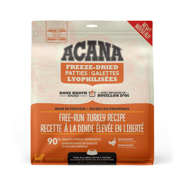 Acana Dog Freeze Dried Turkey Patties 14oz