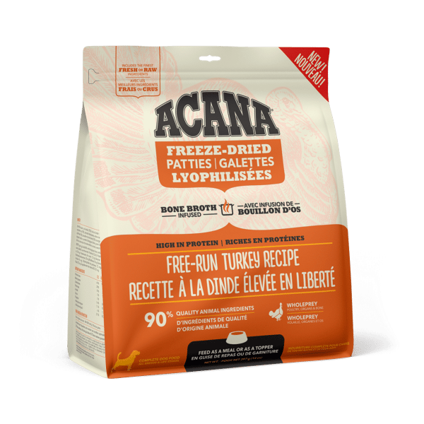 Acana Dog Freeze Dried Turkey Patties 14oz