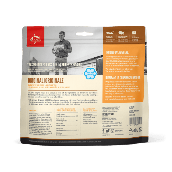 NS ORIJEN Cat Treats Original Back 35g