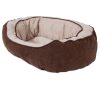 Snoozzy Chevron Daydreamer Chocolate 32x25x10.5in angle