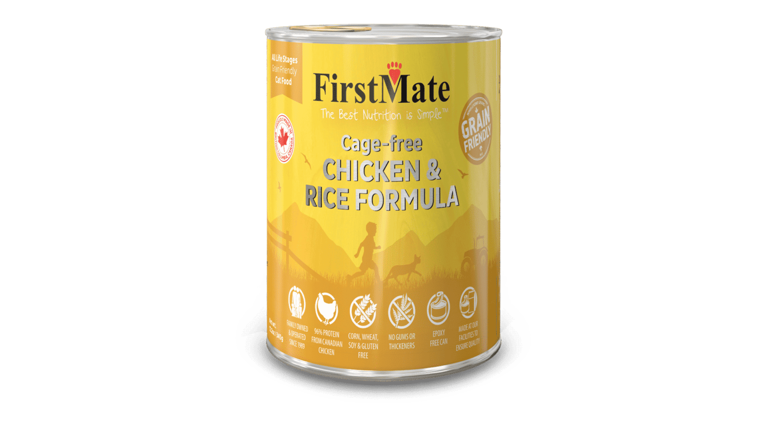 FirstMate Cat Cagefree Chicken & Rice