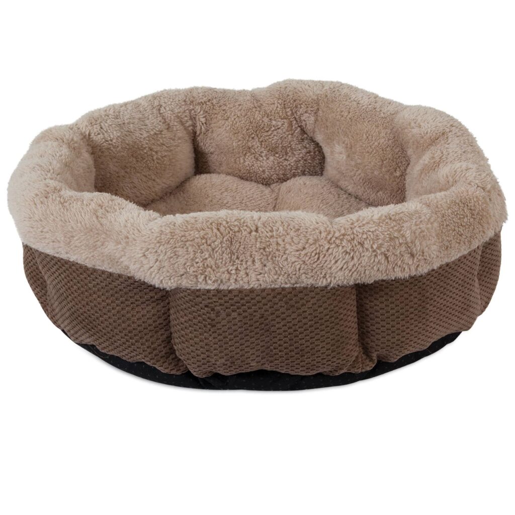SnooZZy Shearling Cup Bed Coffee