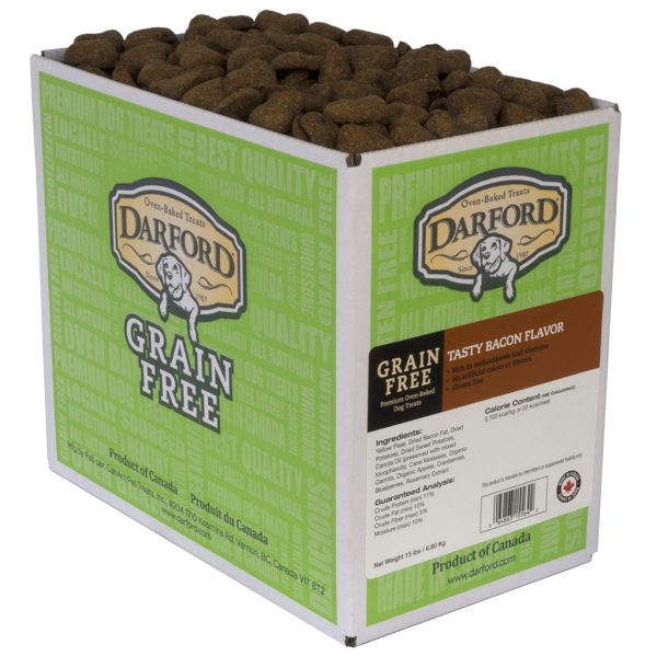 Darford Grain-Free Bacon Flavour Treats 15 lb Darford Grain-Free Bacon Flavour Treats 15 lb