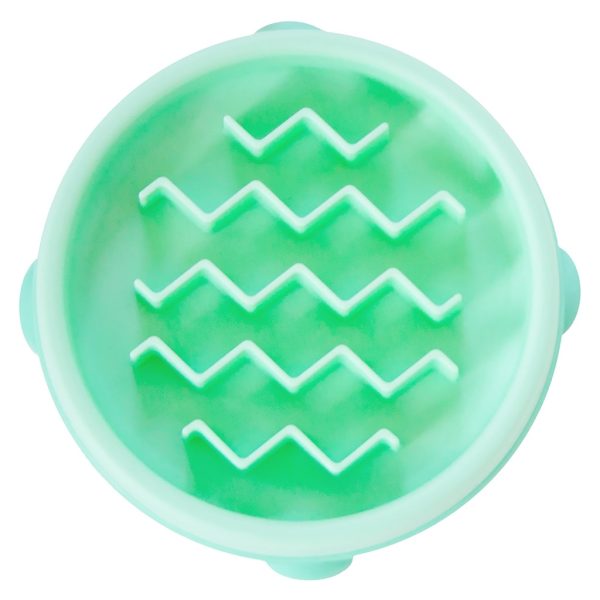 Fun Feeder Dog Bowl in Mint