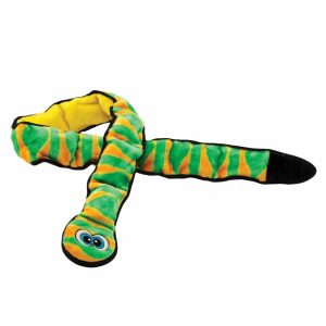 Invincibles Green Snake Plush Dog Toy XXL