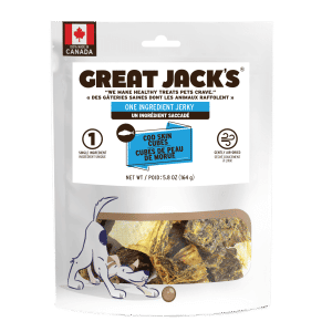 Great Jacks Dog Cod Skin Cubes