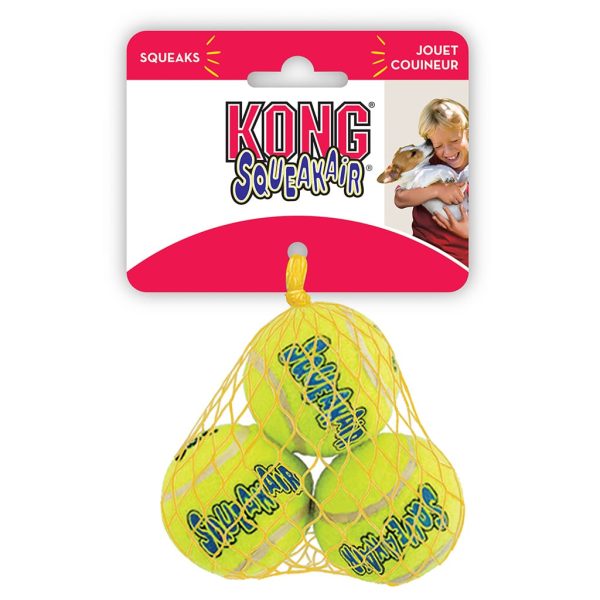 Kong Dog SqueakAir Tennis Balls