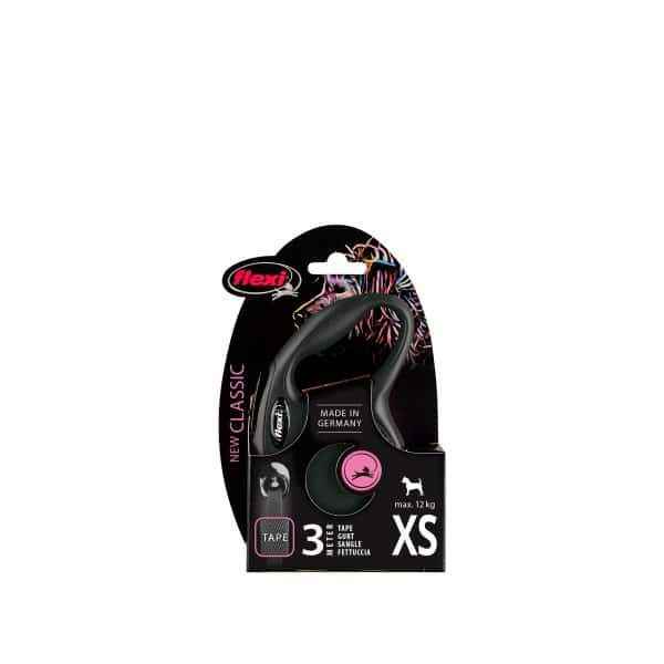 Flexi Classic XS Tape 3m Black Flexi Classic XS Tape 3m Black