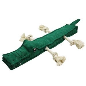 Patchwork Alligator Stick Dog Toy