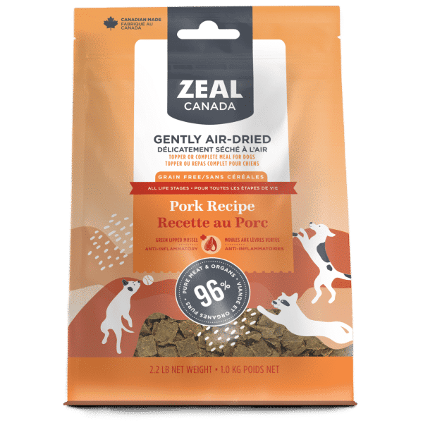 Zeal Dog Air-Dried Pork Recipe