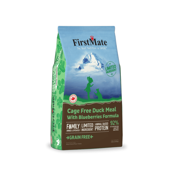 FirstMate Cat Cage-free Duck & Blueberries
