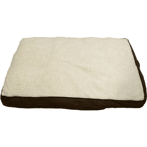 Unleashed Gusset Luxury Dog Bed brown
