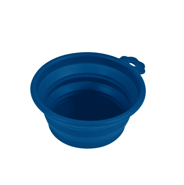 Silicone Travel Pet Bowl Blue