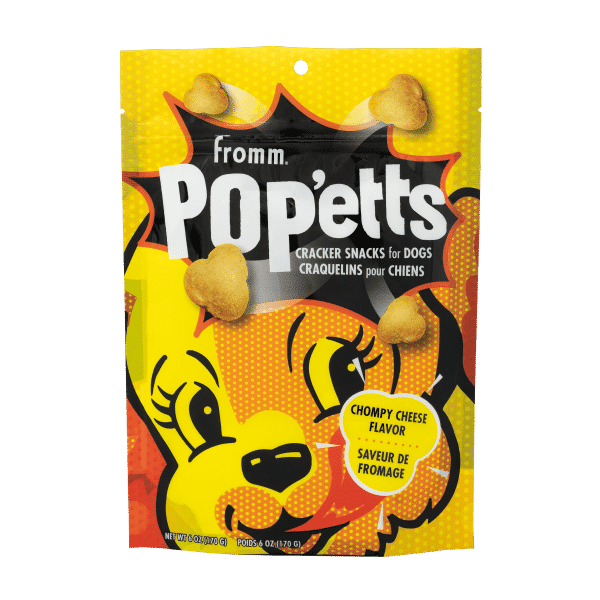 Fromm Dog Popetts Chompy Cheese Cracker Snacks