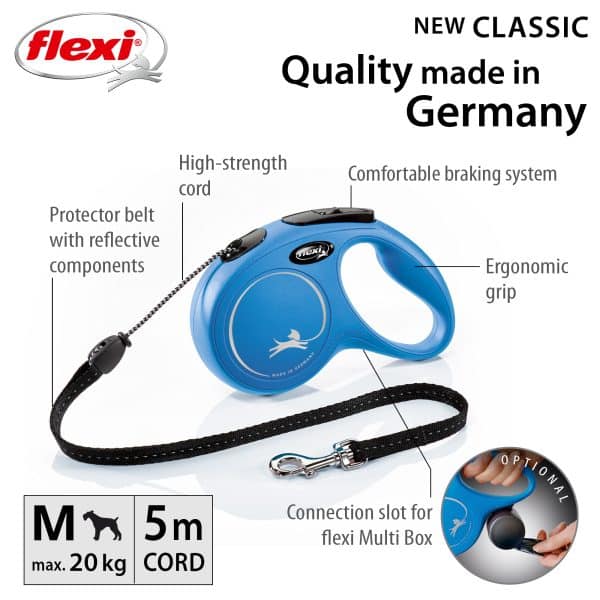 Flexi Classic Cord Blue Quality