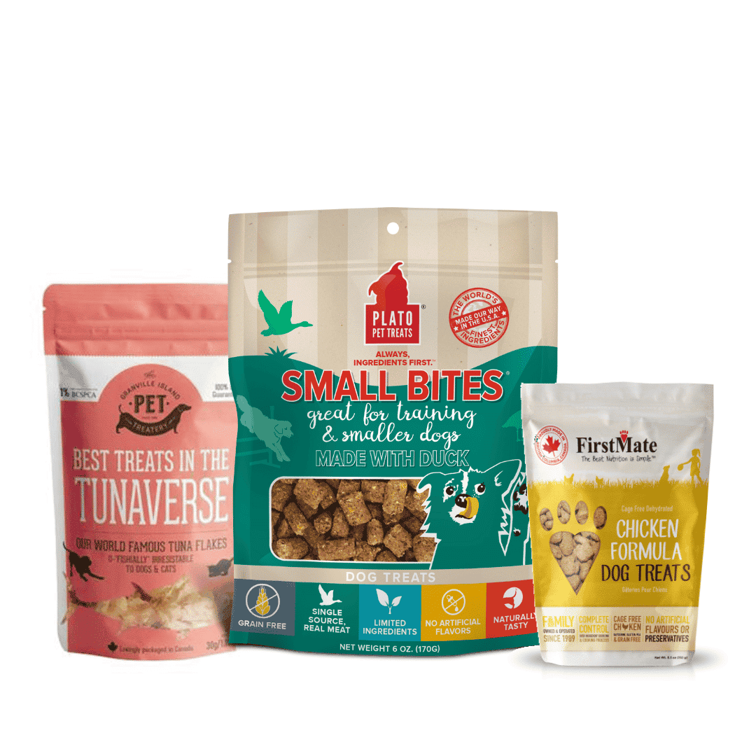 air-dried and dehydrated dog treats