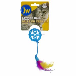 JW Cat Cataction Lattice Ball with Tail