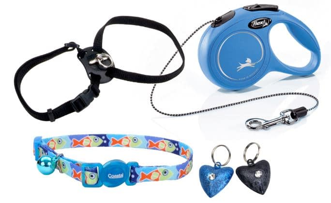 cat collars leashes and harnesses