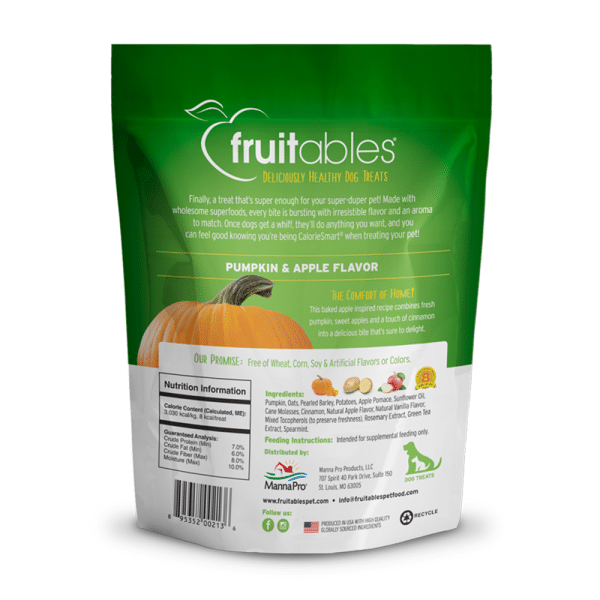 Fruitables Pumpkin + Apple 7oz Back Fruitables Pumpkin + Apple 7oz Back