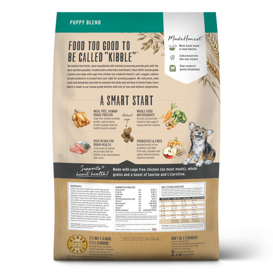 Clusters Chicken Honest Kitchen Puppy Chicken & Oat Clusters - Pet Food 'N More