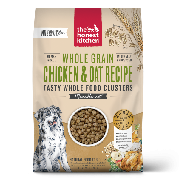 The Honest Kitchen With Grains Chicken Clusters 20lb Front