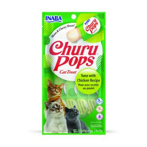Inaba Churu Pops Chicken and Tuna Front of Package