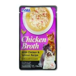Inaba Chicken broth with chicken and Salmon Front