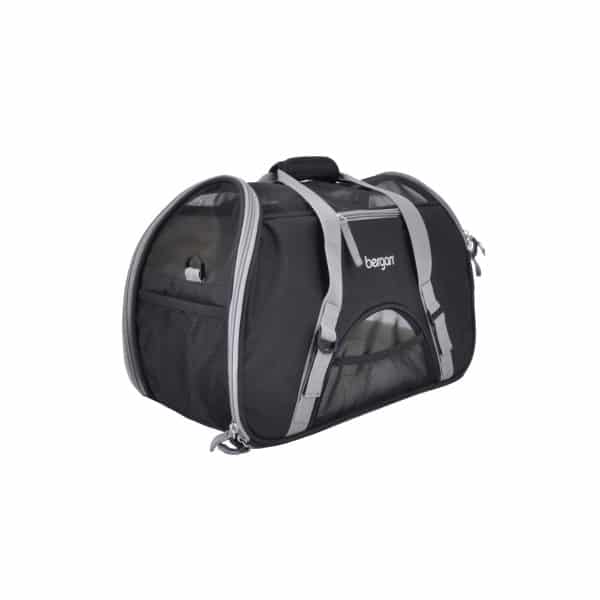 Bergan Comfort Pet Carrier Black Side Bergan Comfort Pet Carrier Black Side