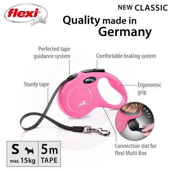 Flexi Classic Tape Pink Medium quality