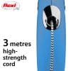 Flexi Classic Cord XS Blue length