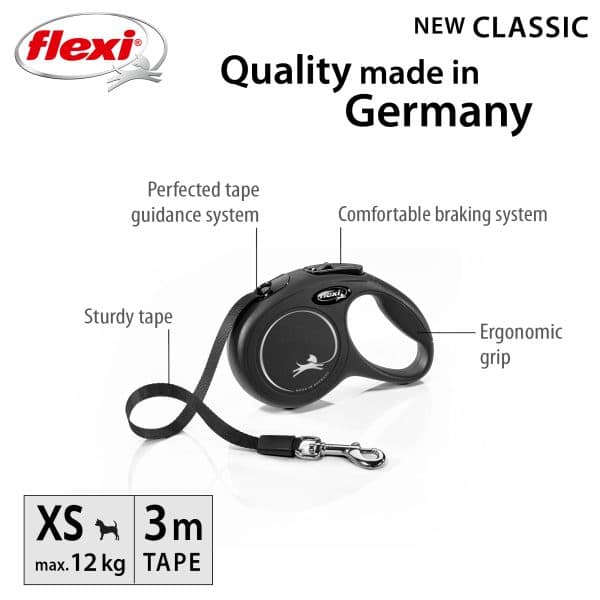 flexi_NewClassic_XS_Tape_3m_black_2