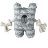 Patchwork Bear Greybar Dog Toy 6"