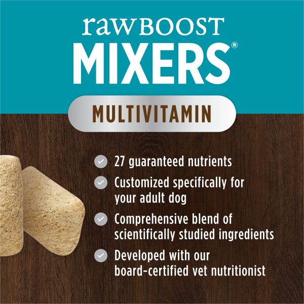 Instinct Dog Freeze-Dried Raw Boost Mixers Multivitamins Informational