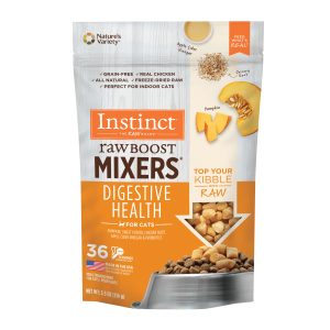 Instinct Cat Freeze-Dried Raw Boost Mixers Digestive Health Recipe Packaging