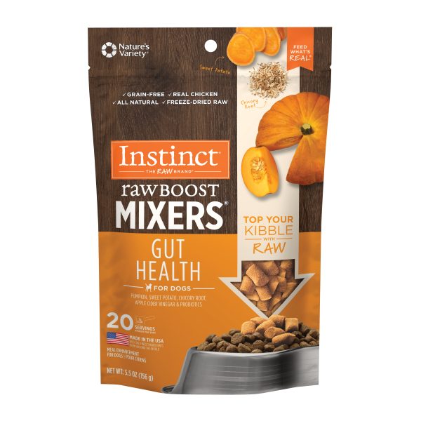 Instinct Dog Freeze-Dried Raw Boost Mixers Gut Health Recipe